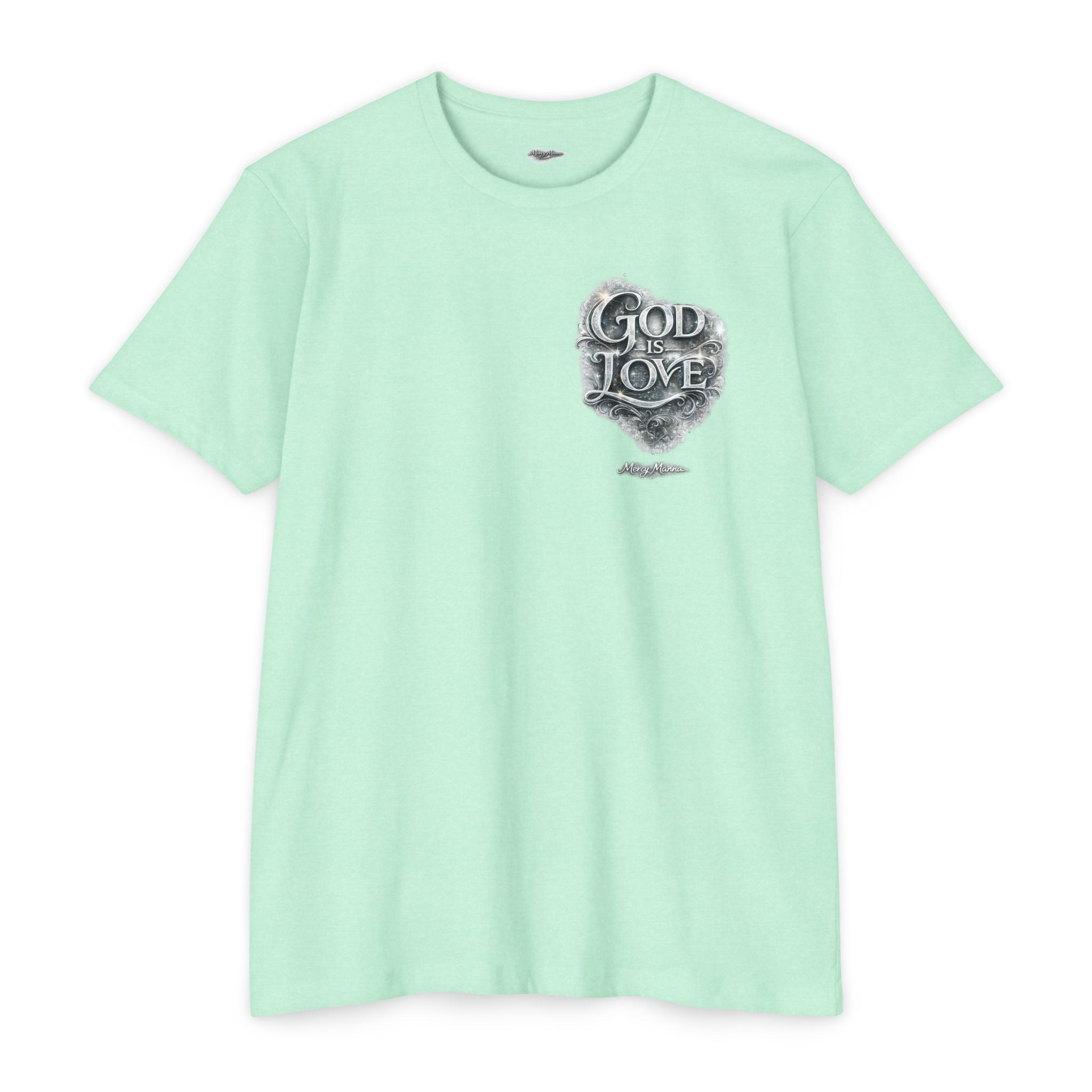 Christian Faith T-Shirt — "God Is Love" Chest-Print Graphic Tee