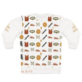 Armor of God Pattern Sweatshirt — Christian Faith Symbols All-Over Print