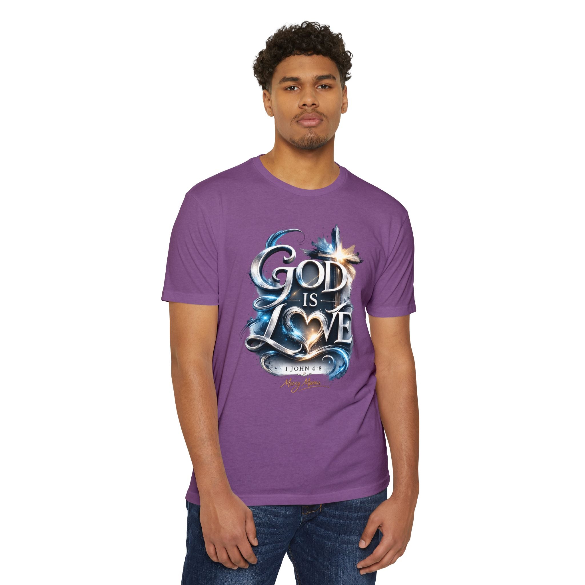 God Is Love T-Shirt — Christian Faith Tee (1 John 4:8)