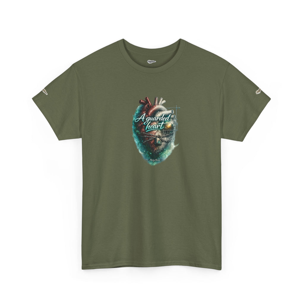 Christian Graphic Tee — "A Guarded Heart" Proverbs 3:5-6 Faith T-Shirt
