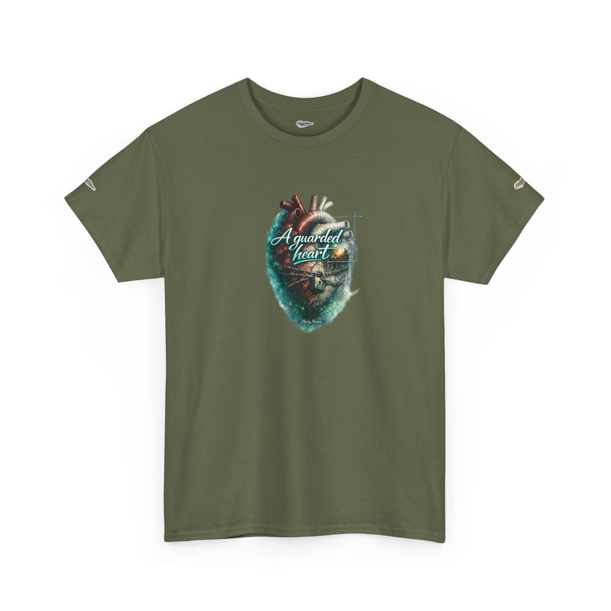 Christian Graphic Tee — "A Guarded Heart" Proverbs 3:5-6 Faith T-Shirt
