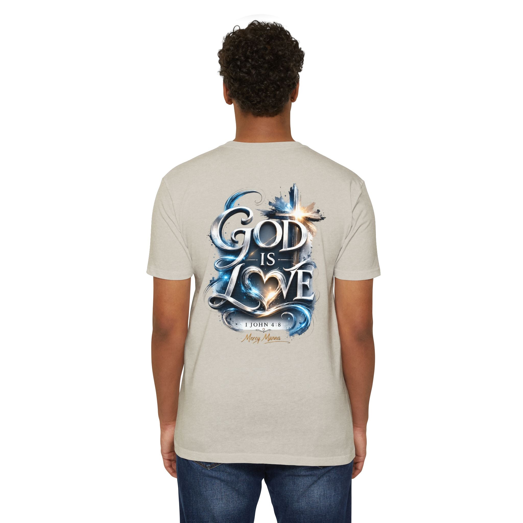 God Is Love T-Shirt — Christian Faith Tee (1 John 4:8)