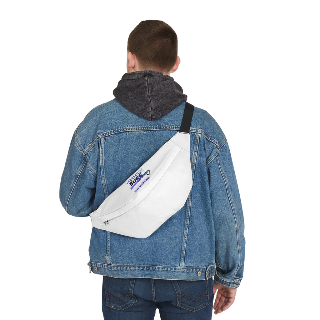 Christian Fanny Pack — "Bruised Sure Not Broken" Faith Travel Waist Bag