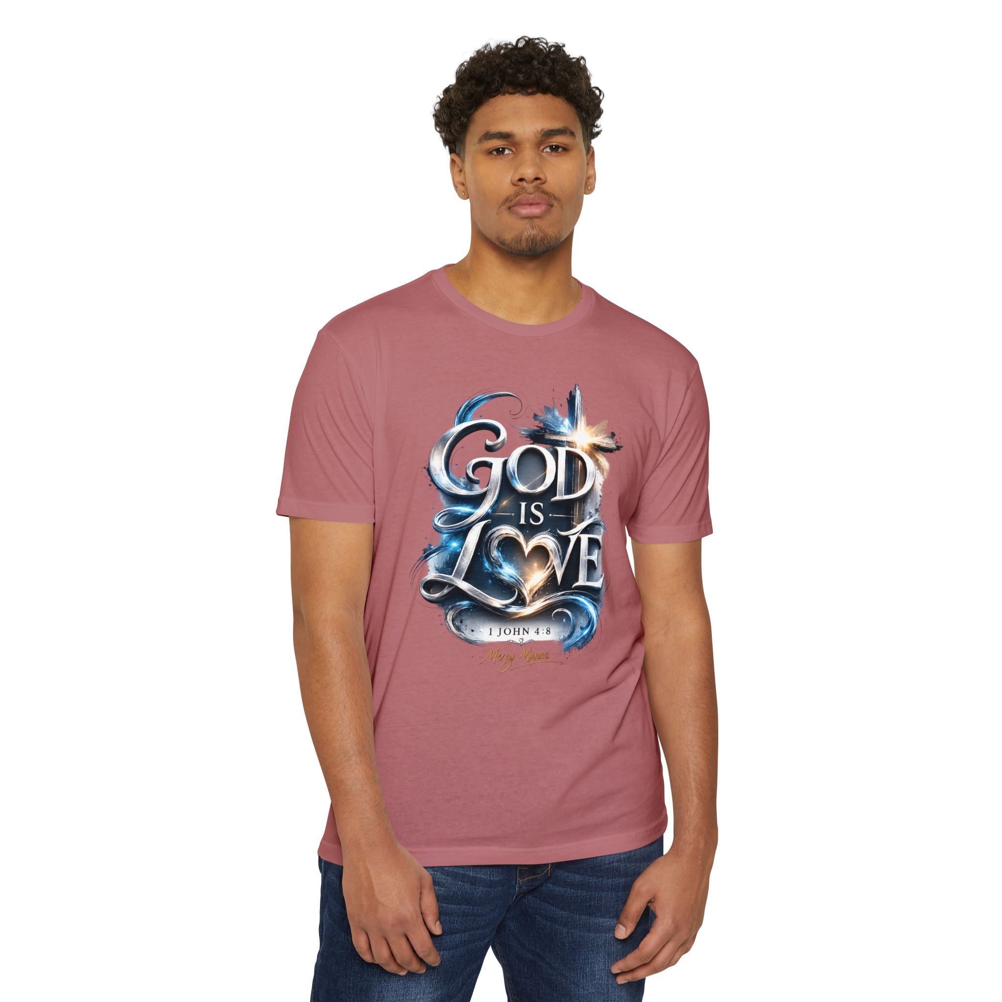 God Is Love T-Shirt — Christian Faith Tee (1 John 4:8)