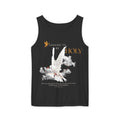 Christian Tank Top — "Graced to Be Holy" Dove Graphic Christian Tank