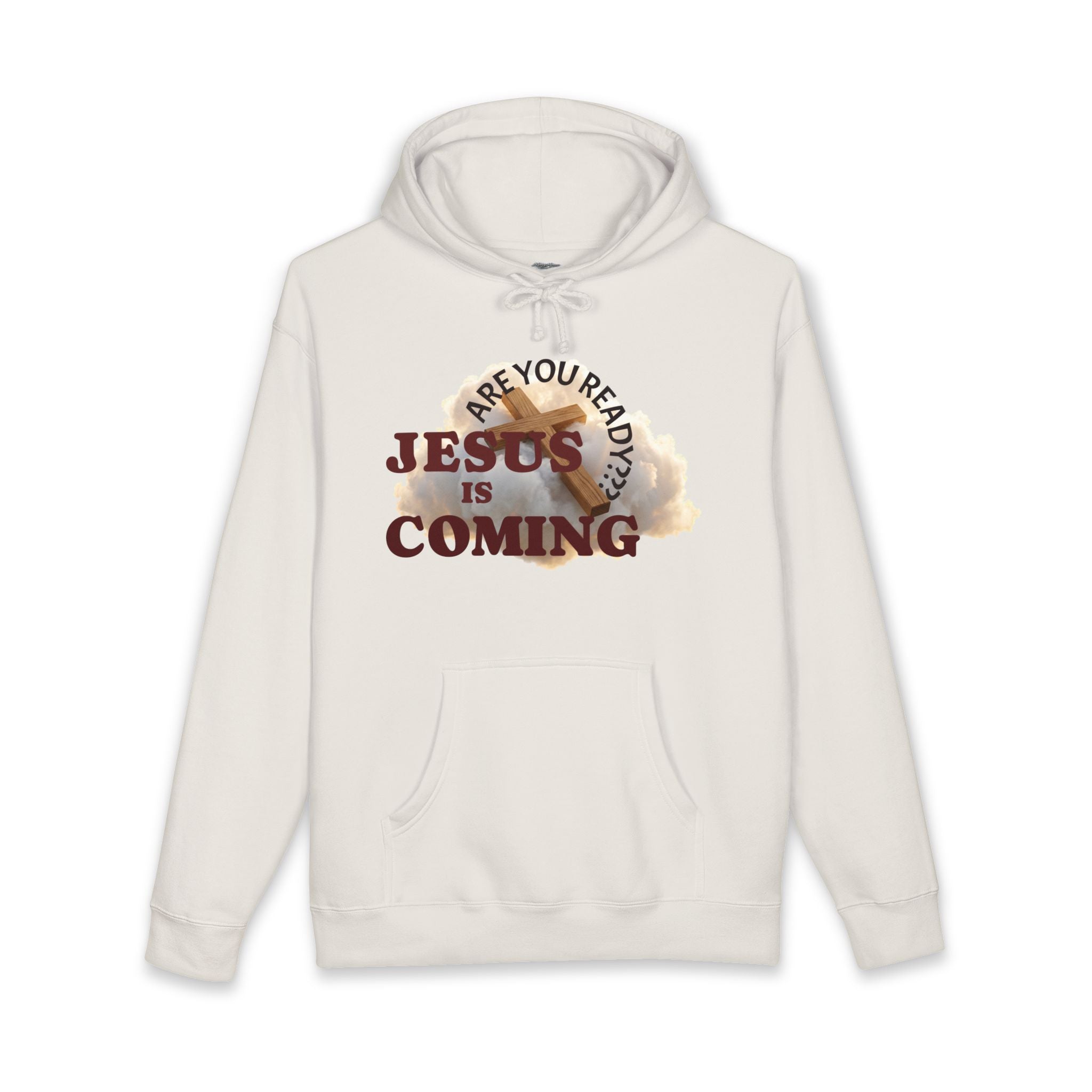 Christian Hoodie — "Are You Ready?" Jesus Is Coming Faith Pullover