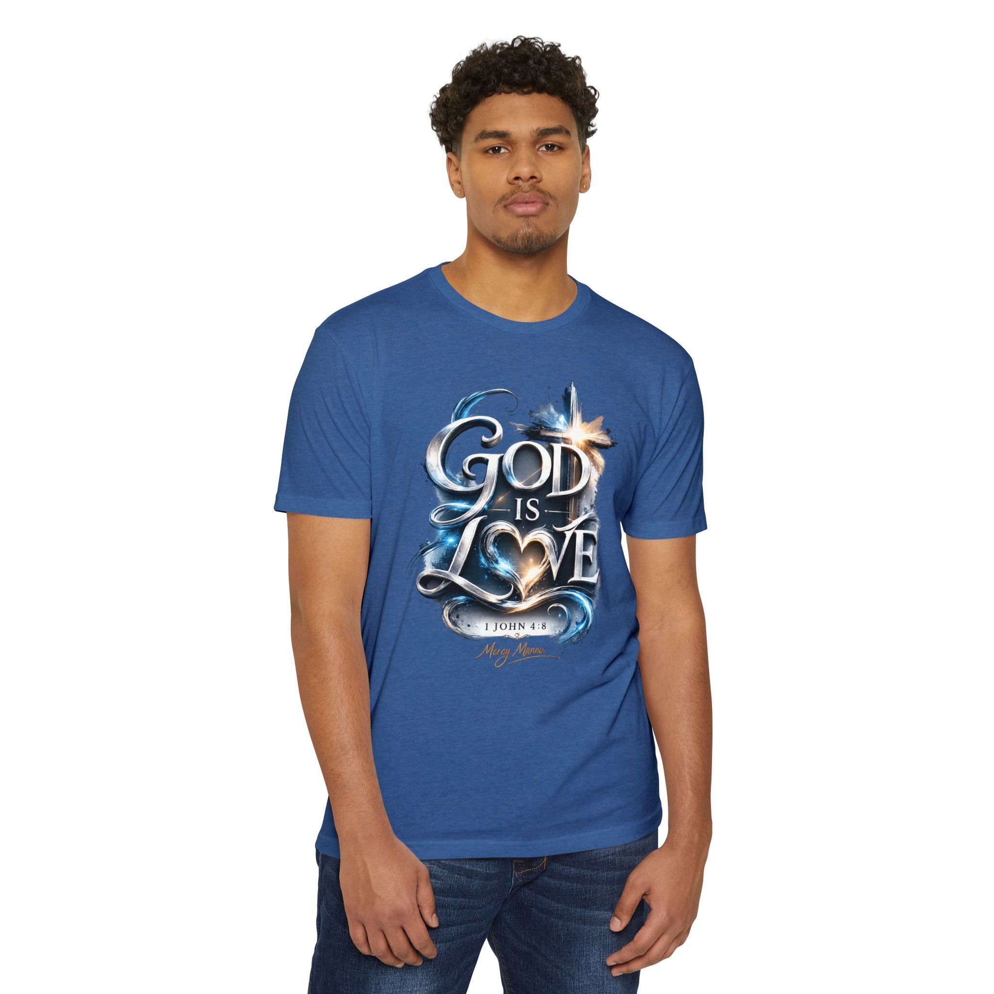 God Is Love T-Shirt — Christian Faith Tee (1 John 4:8)
