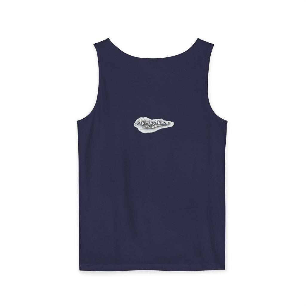 Christian Tank Top — "Graced to Be Holy" Dove Graphic Christian Tank