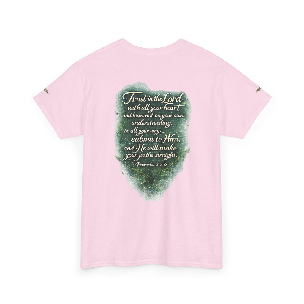 Christian Graphic Tee — "A Guarded Heart" Proverbs 3:5-6 Faith T-Shirt