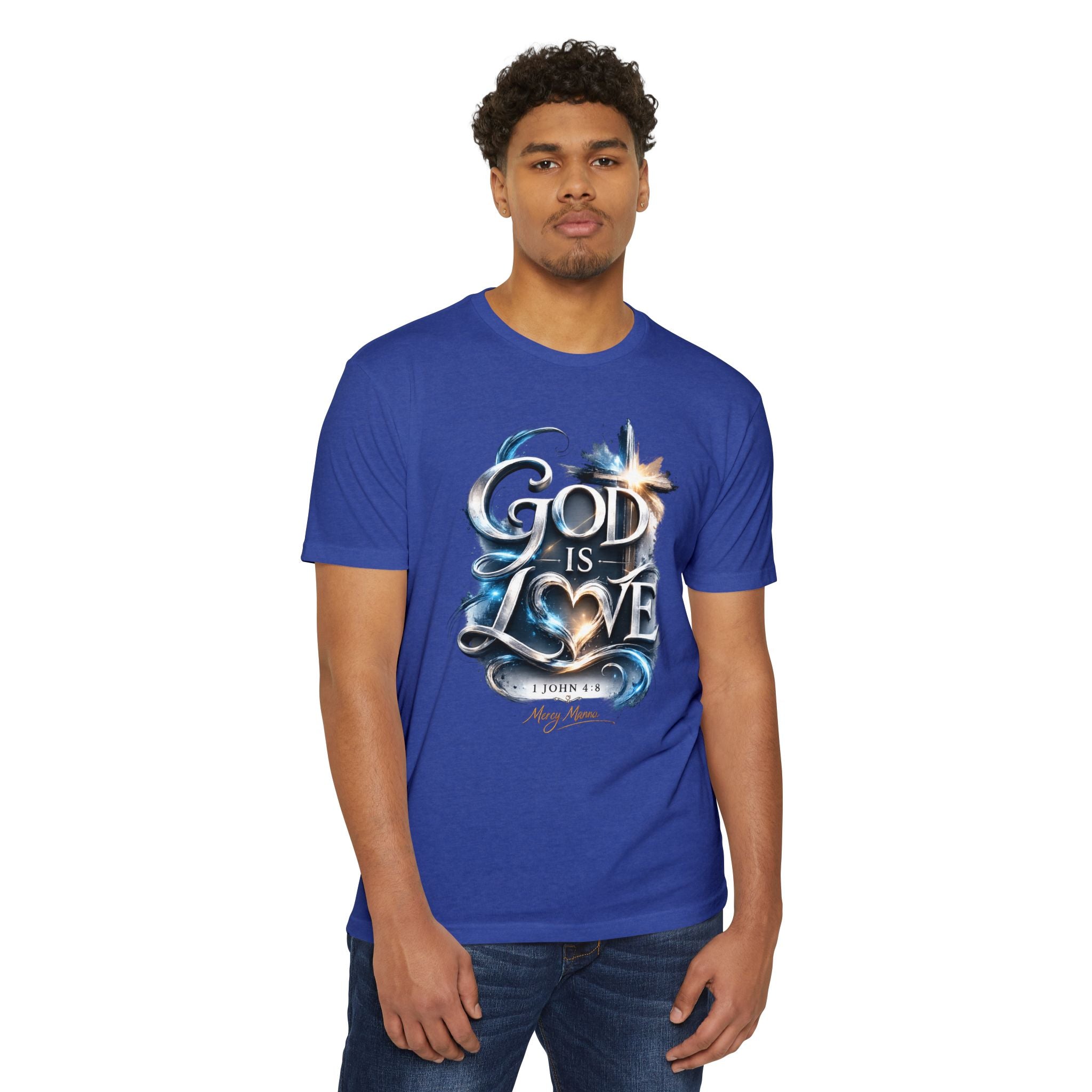 God Is Love T-Shirt — Christian Faith Tee (1 John 4:8)