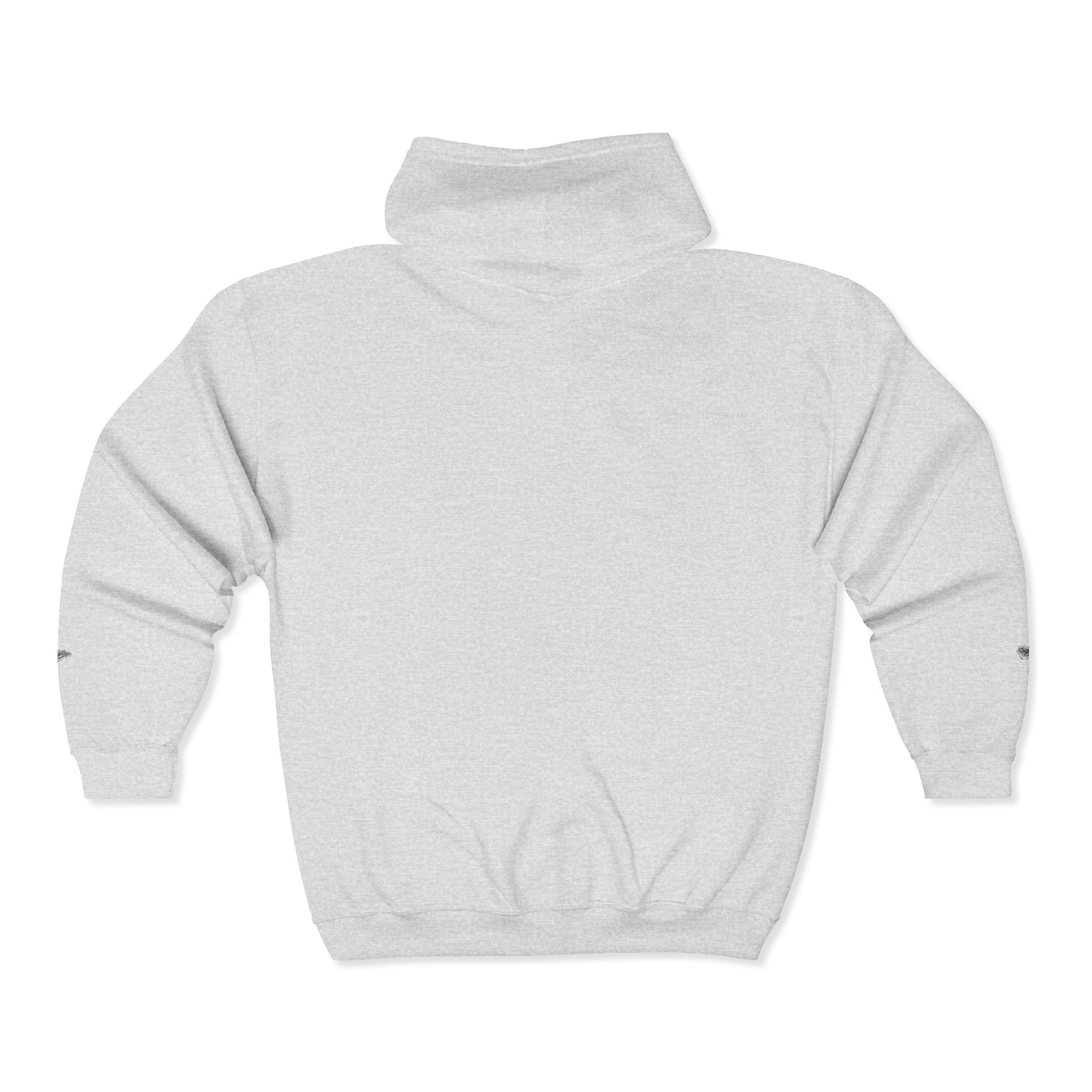 Christian Zip Hoodie — "A Guarded Heart" Abstract Faith Streetwear Jacket