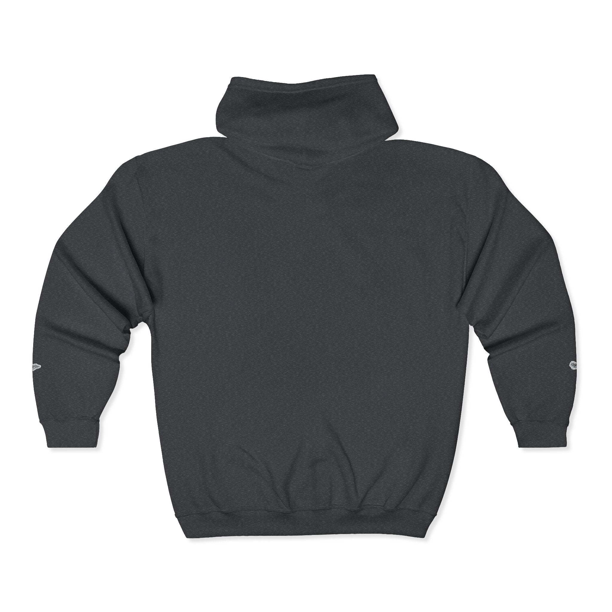 Christian Zip Hoodie — "A Guarded Heart" Abstract Faith Streetwear Jacket