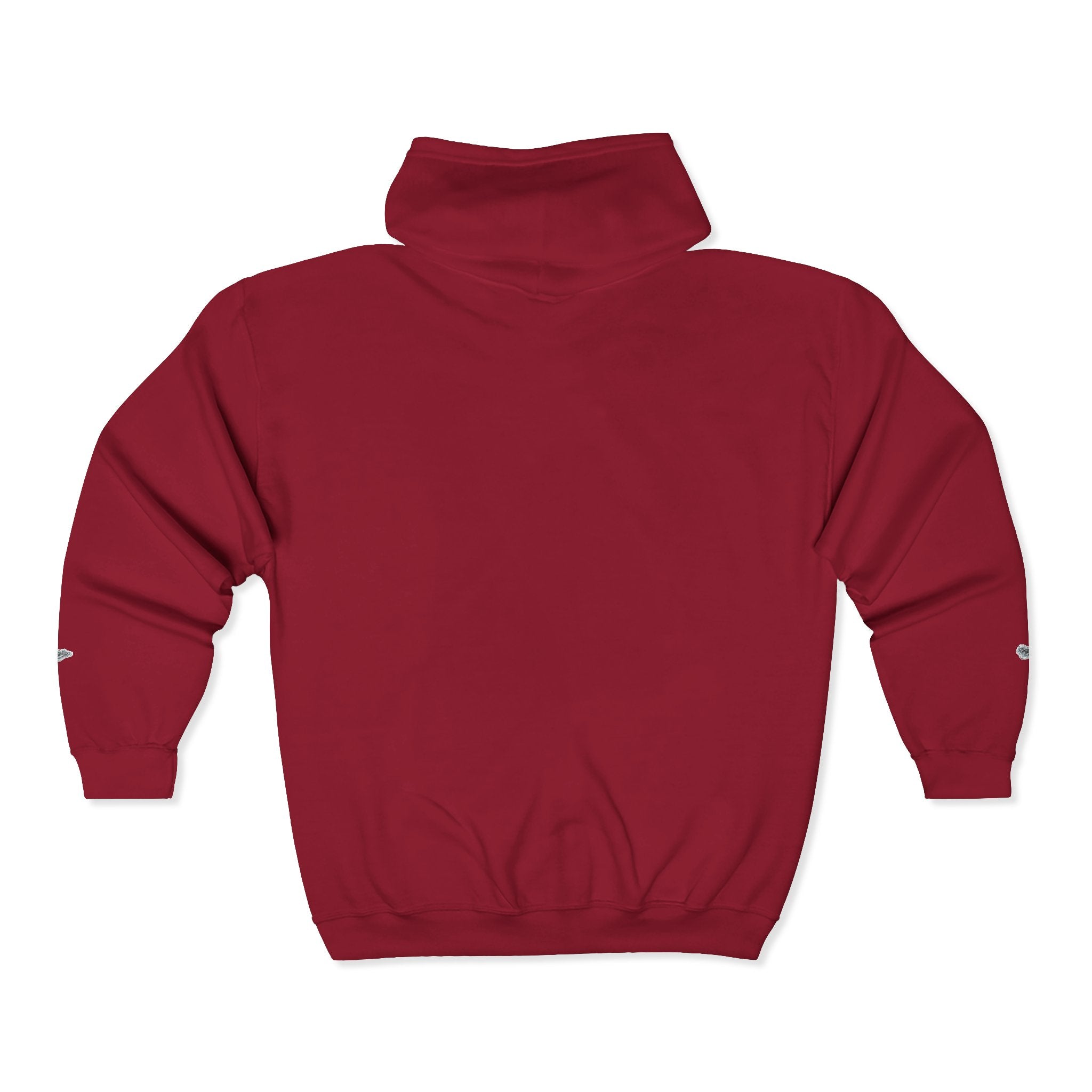 Christian Zip Hoodie — "A Guarded Heart" Abstract Faith Streetwear Jacket