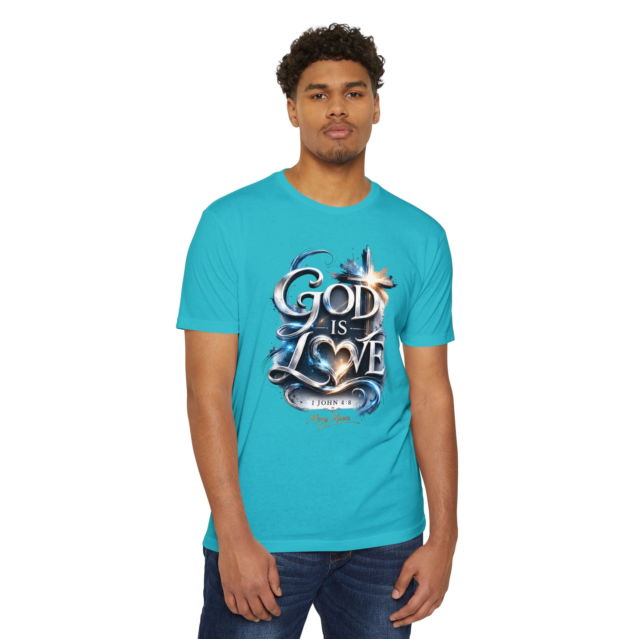 God Is Love T-Shirt — Christian Faith Tee (1 John 4:8)