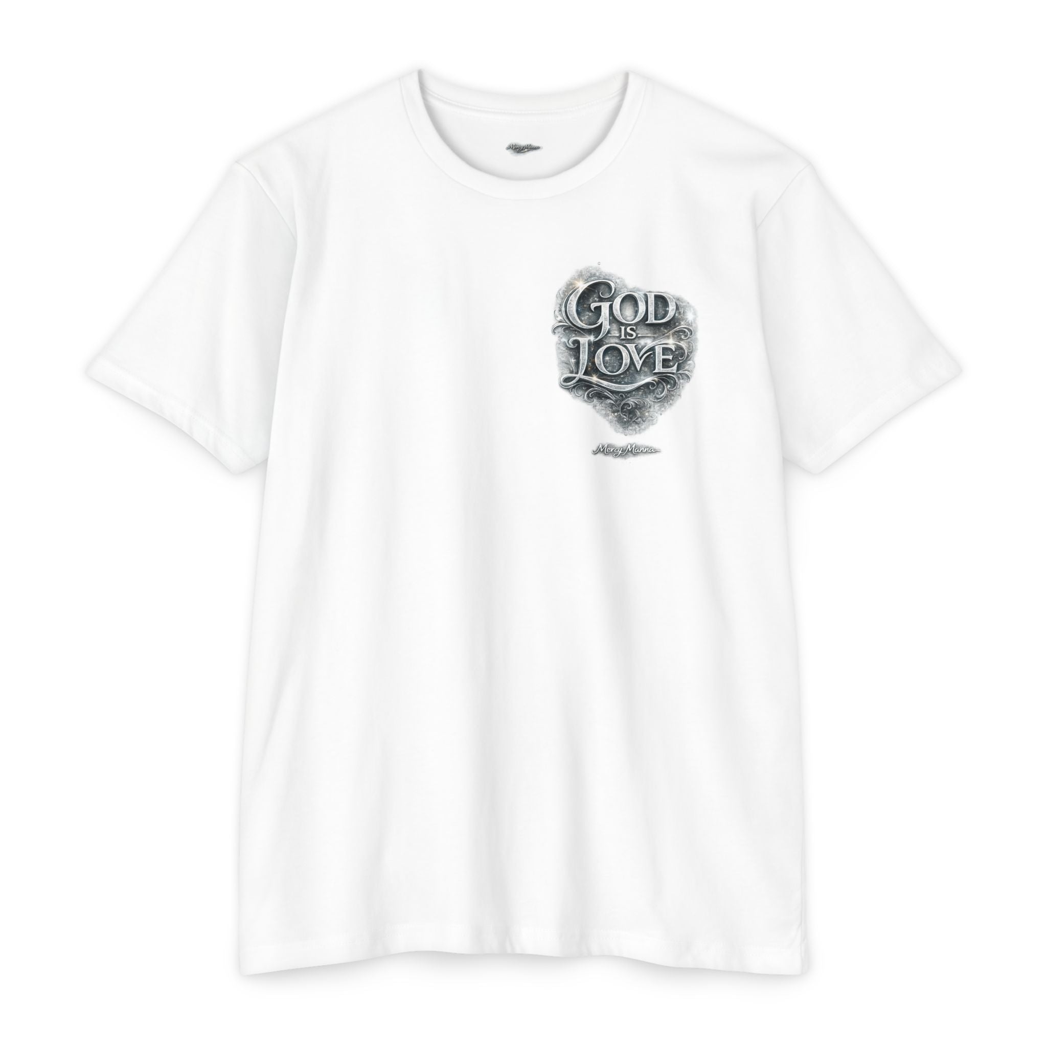 Christian Faith T-Shirt — "God Is Love" Chest-Print Graphic Tee