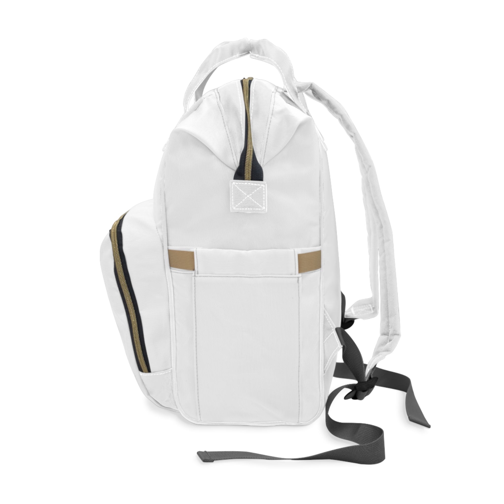Diaper Backpack — "I Trust in God" Gold Wings Christian Baby Bag