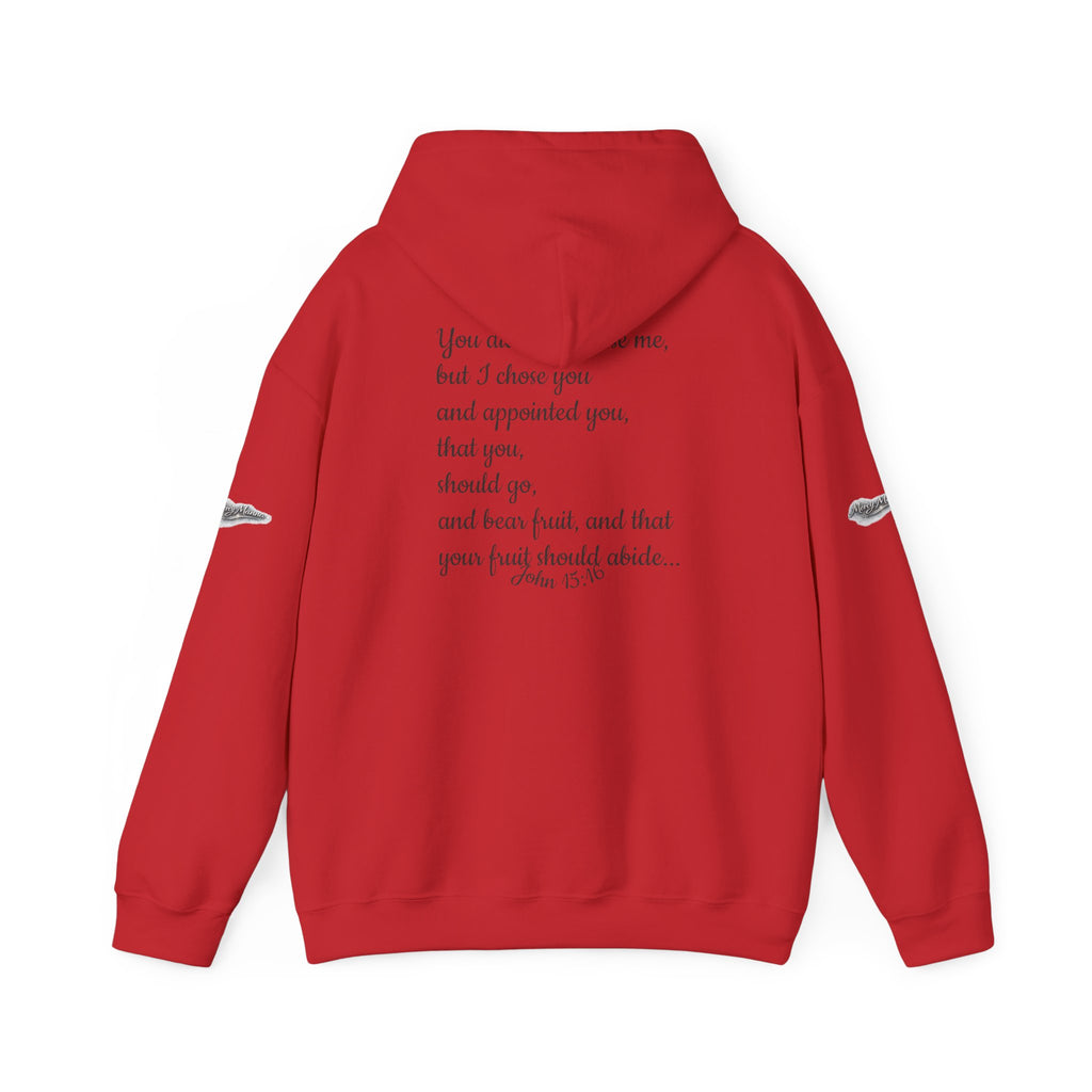 Christian Hoodie — "Chosen & Set Apart" Olive Leaf Faith Sweatshirt