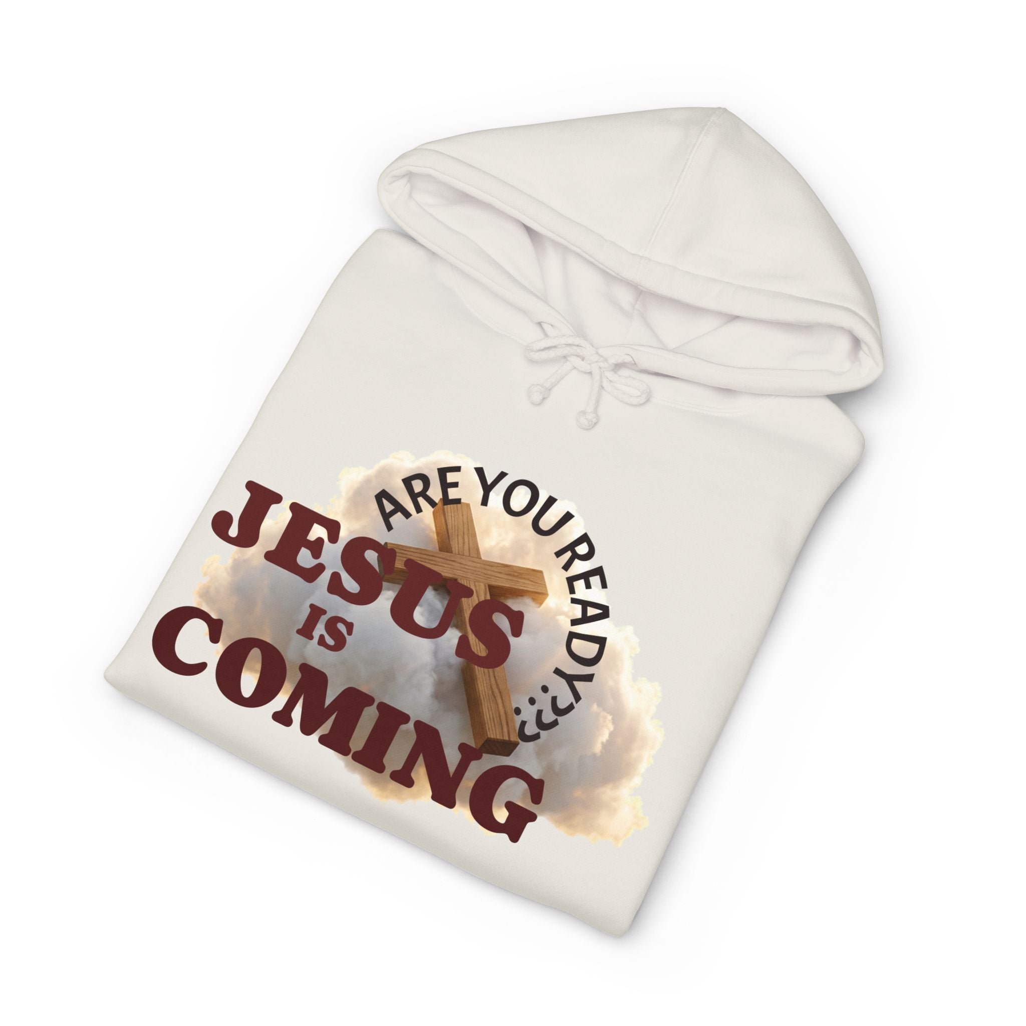 Christian Hoodie — "Are You Ready?" Jesus Is Coming Faith Pullover