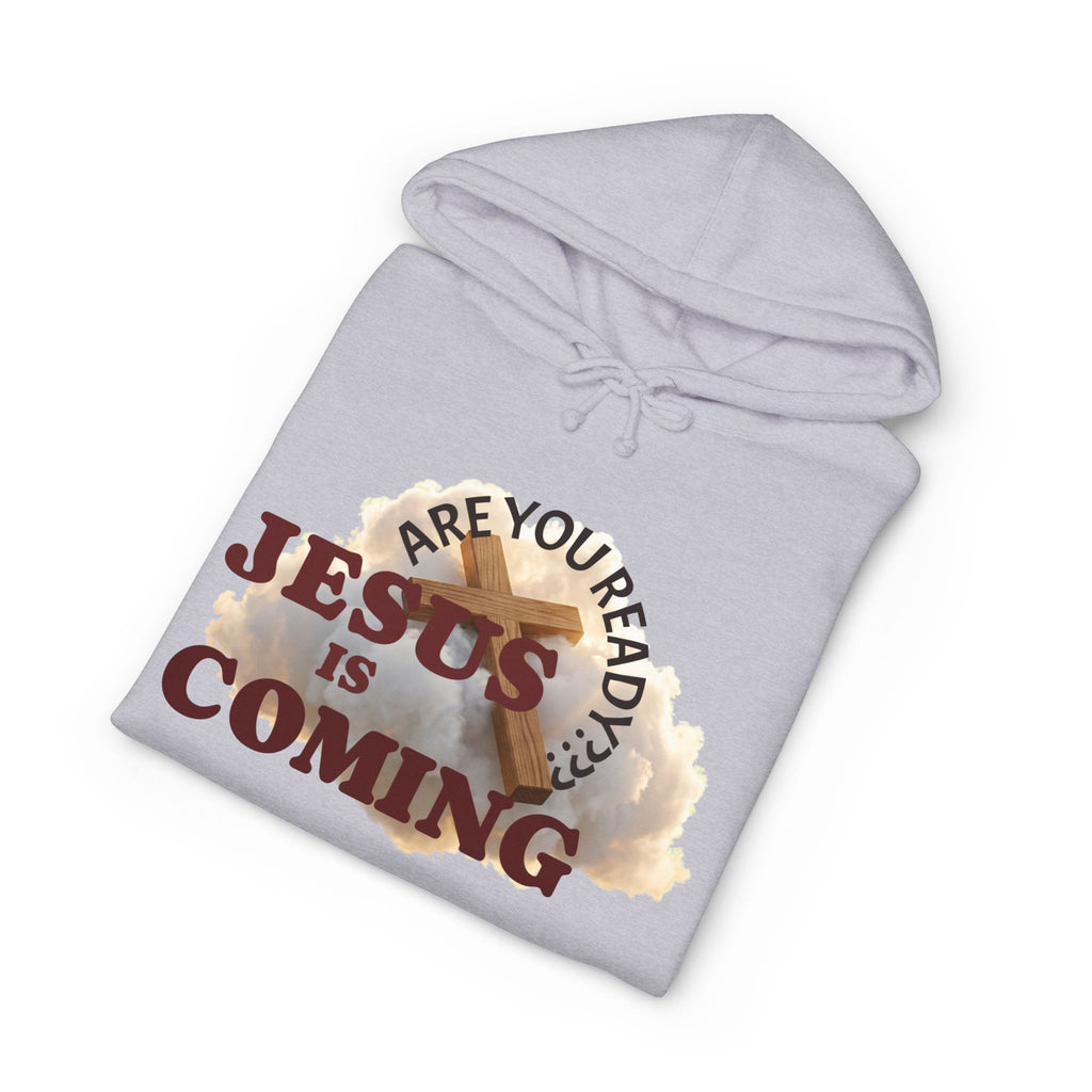 Christian Hoodie — "Are You Ready?" Jesus Is Coming Faith Pullover