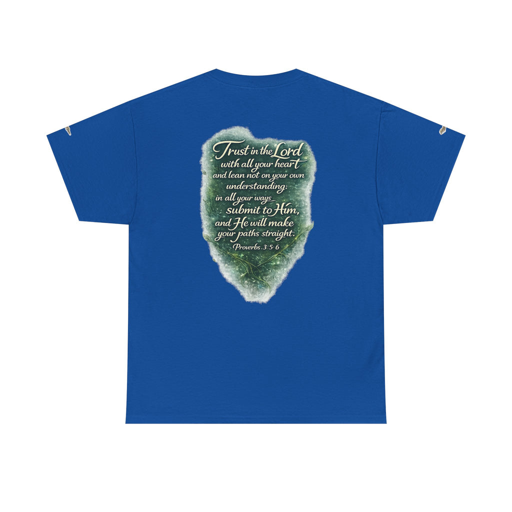 Christian Graphic Tee — "A Guarded Heart" Proverbs 3:5-6 Faith T-Shirt