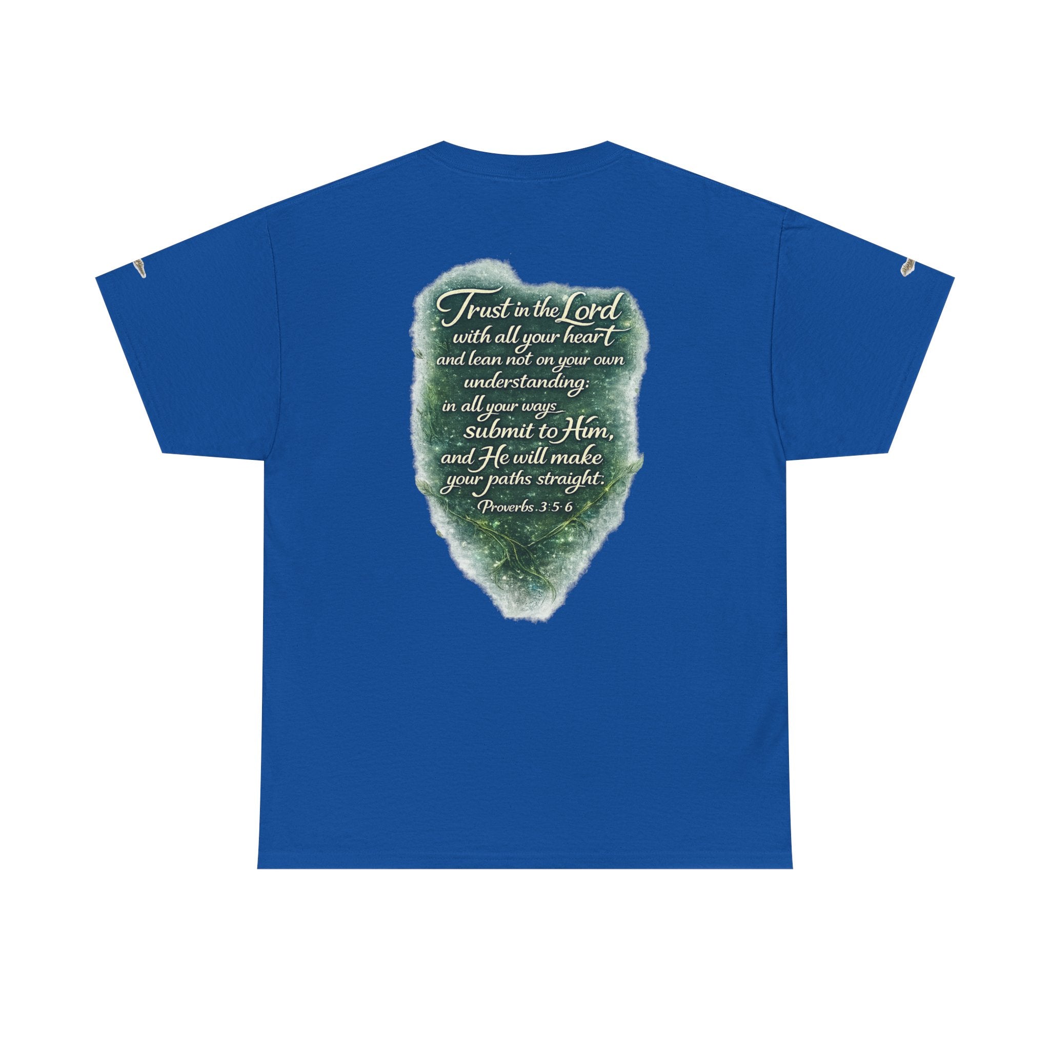 Christian Graphic Tee — "A Guarded Heart" Proverbs 3:5-6 Faith T-Shirt