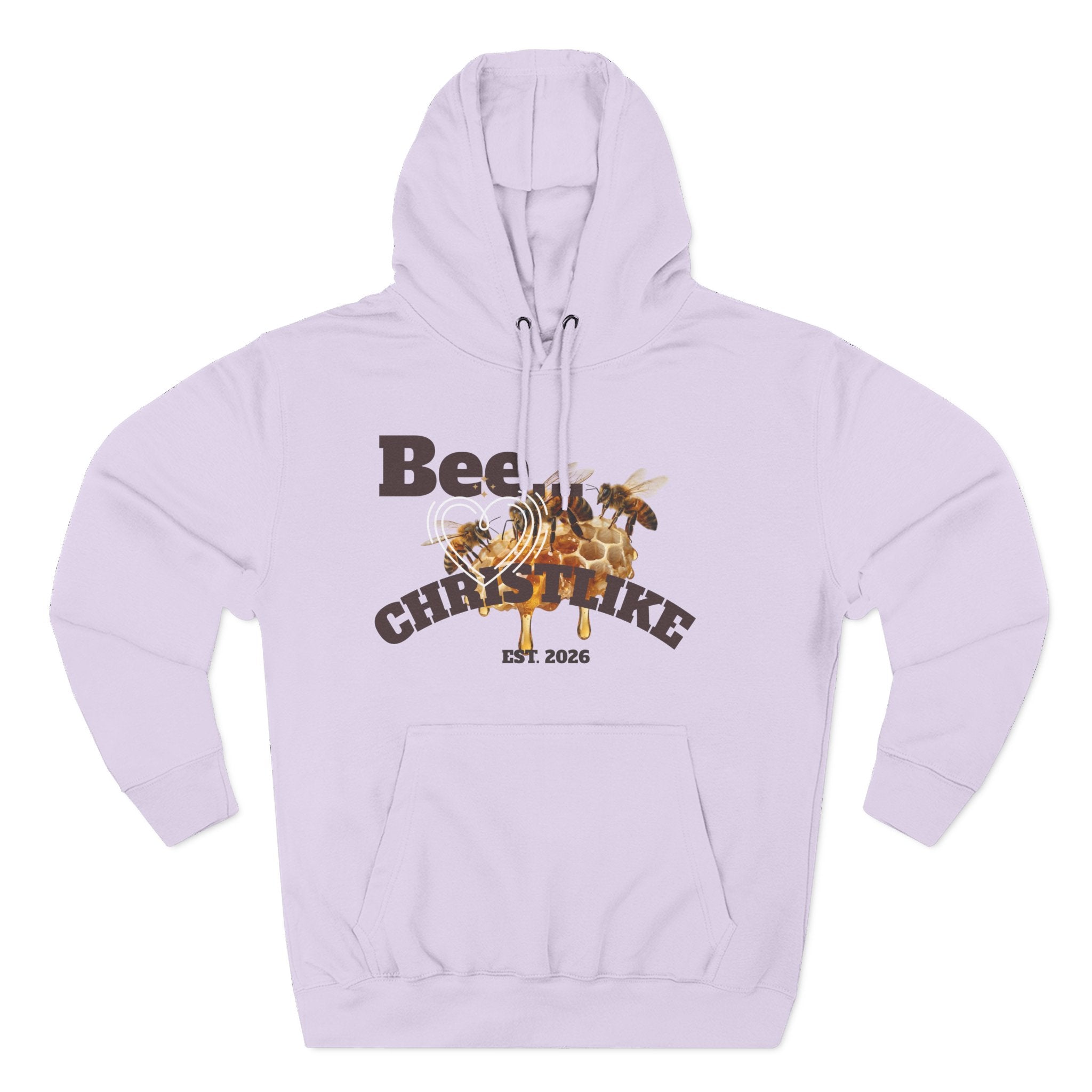 Christian Faith Hoodie — Honeybee "Be Christlike" Graphic Pullover