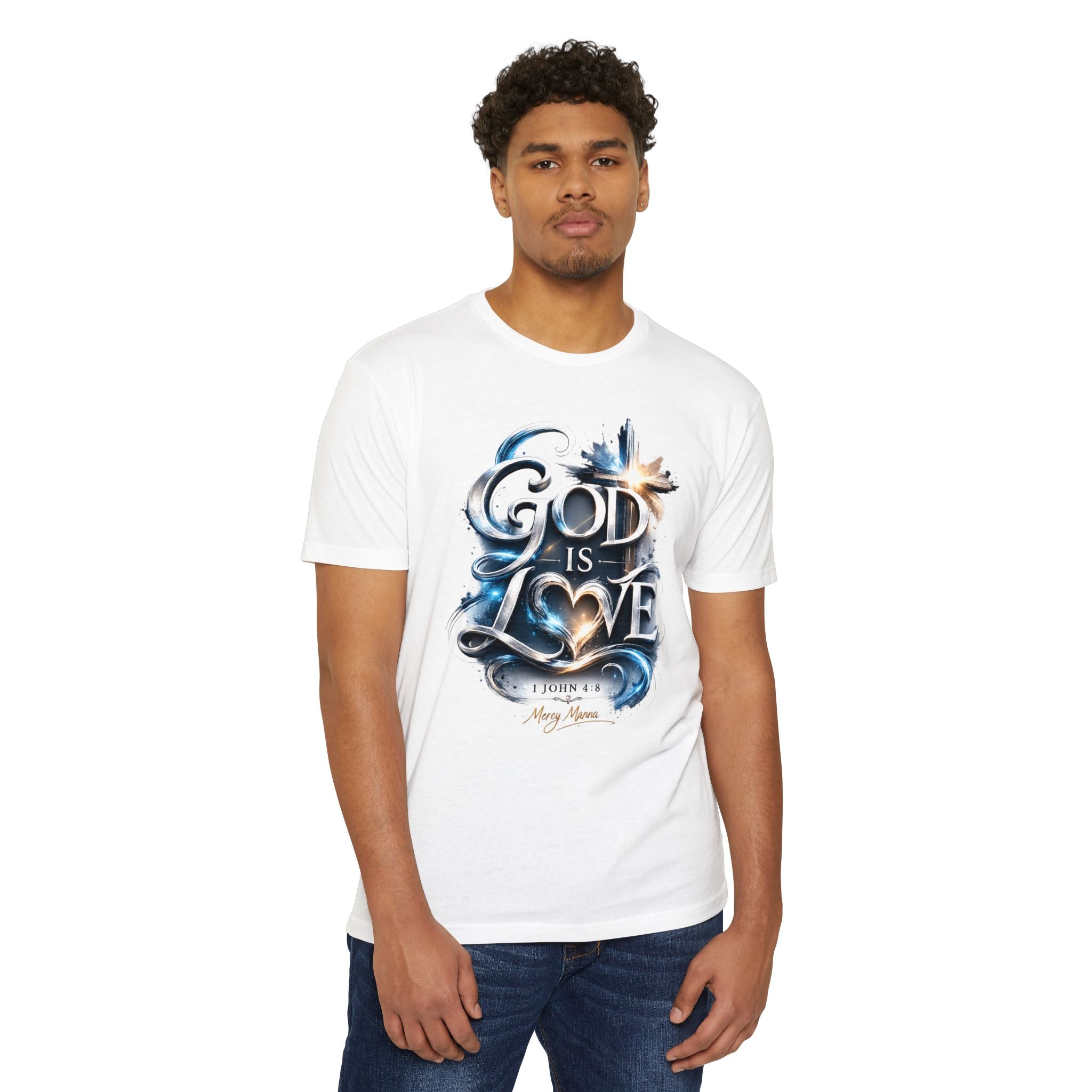 God Is Love T-Shirt — Christian Faith Tee (1 John 4:8)