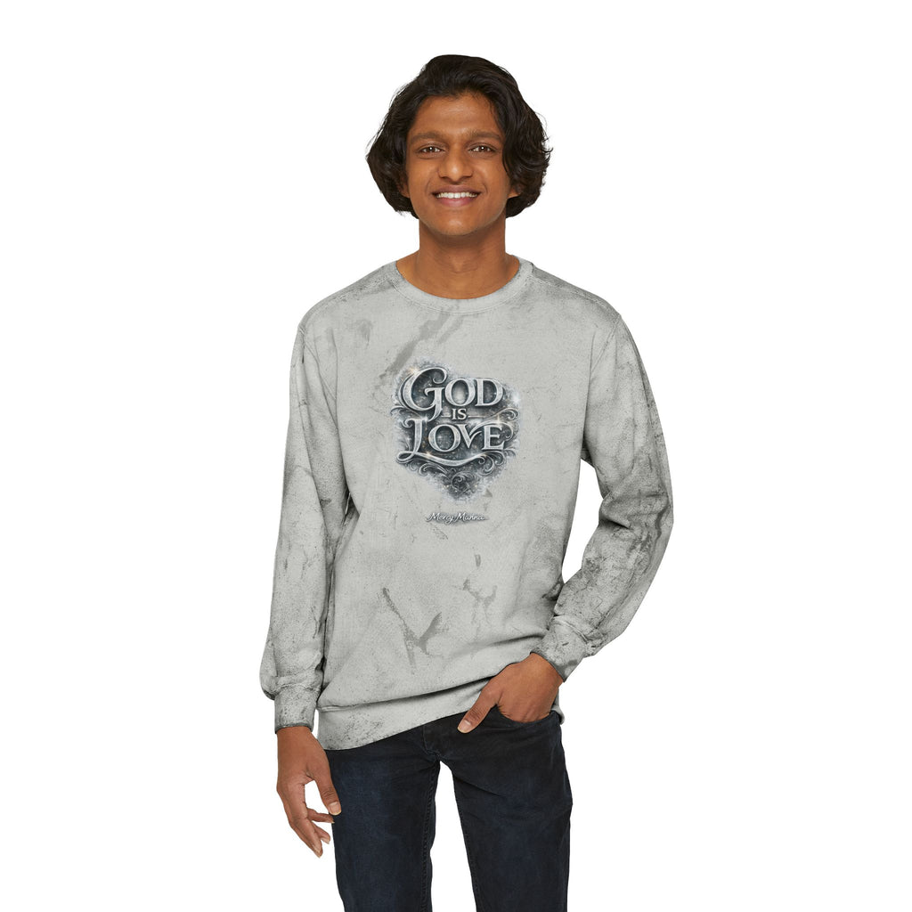 Christian Tie-Dye Sweatshirt — God Is Love Crewneck