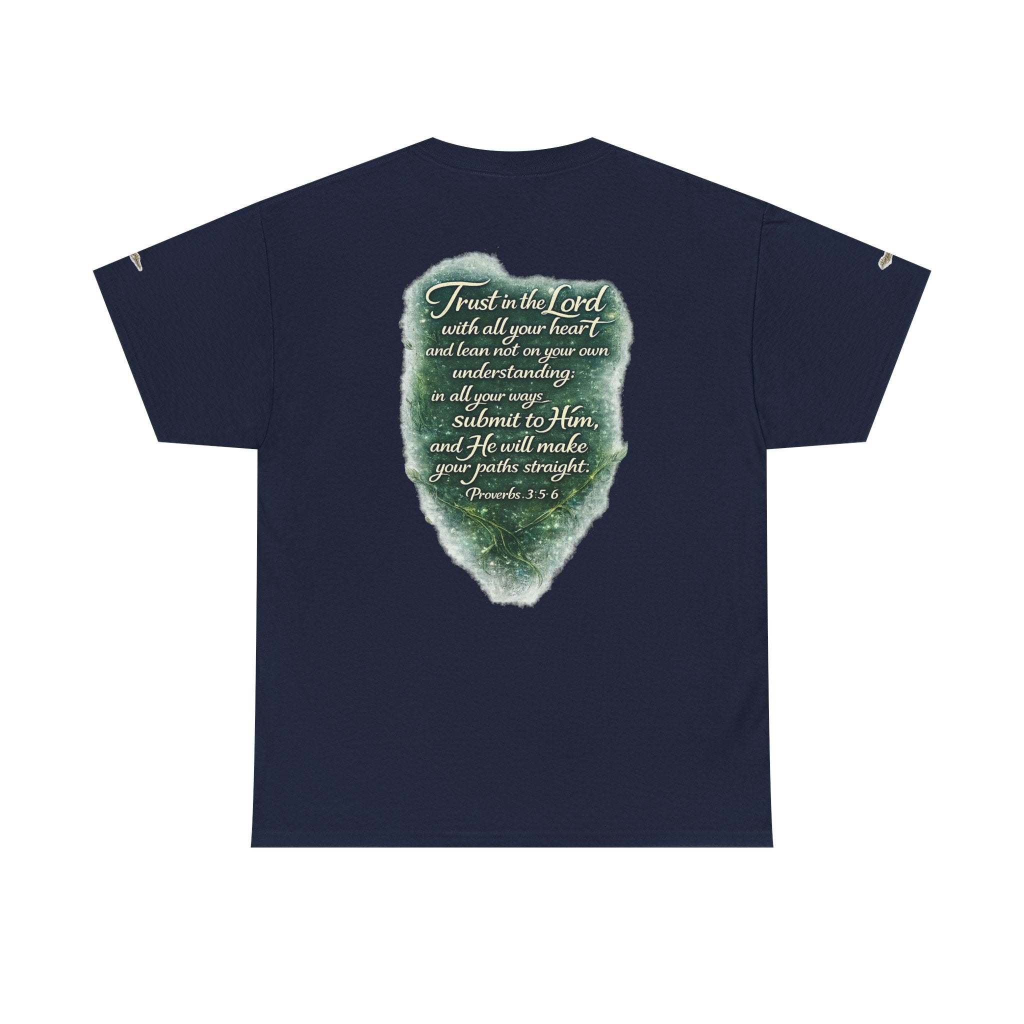 Christian Graphic Tee — "A Guarded Heart" Proverbs 3:5-6 Faith T-Shirt
