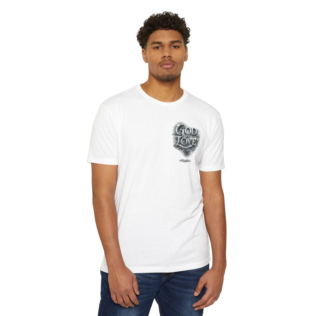Christian Faith T-Shirt — "God Is Love" Chest-Print Graphic Tee