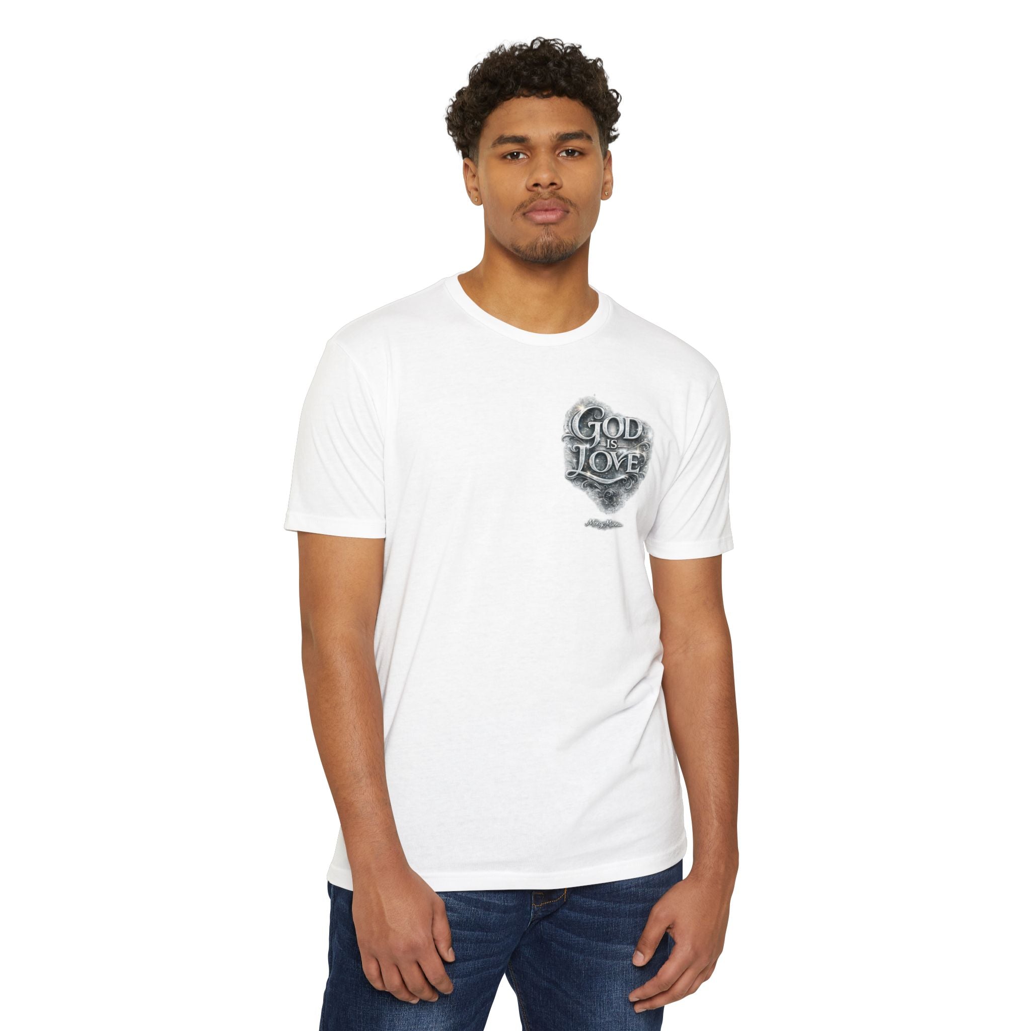Christian Faith T-Shirt — "God Is Love" Chest-Print Graphic Tee
