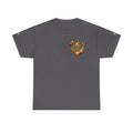 Christian Graphic Tee — God Is Love Vintage Flaming Heart T-Shirt