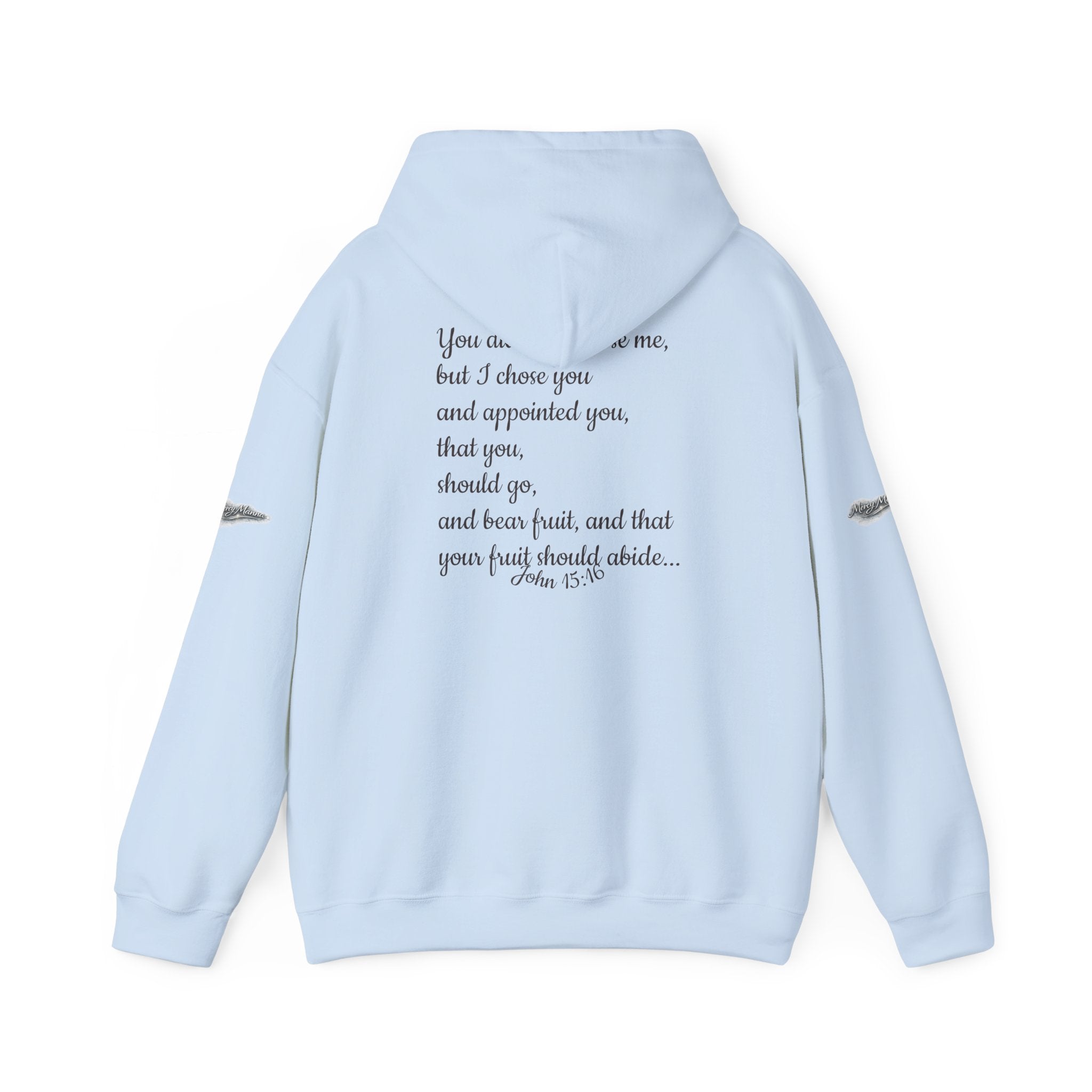 Christian Hoodie — "Chosen & Set Apart" Olive Leaf Faith Sweatshirt