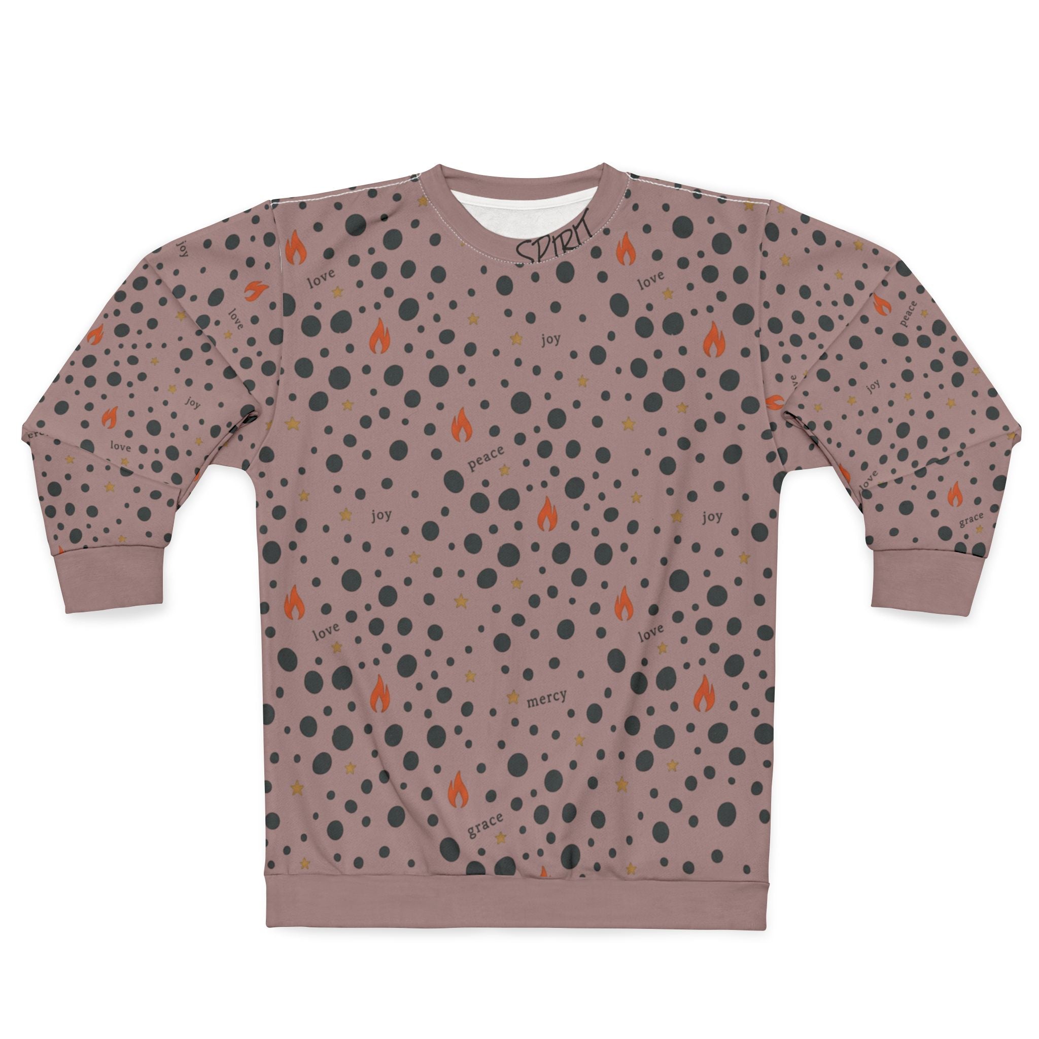Polka Dot Cozy Spirit Sweatshirt –fruit of the Spirit