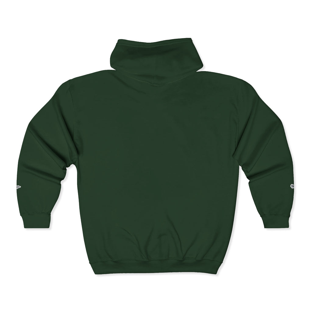 Christian Zip Hoodie — "A Guarded Heart" Abstract Faith Streetwear Jacket