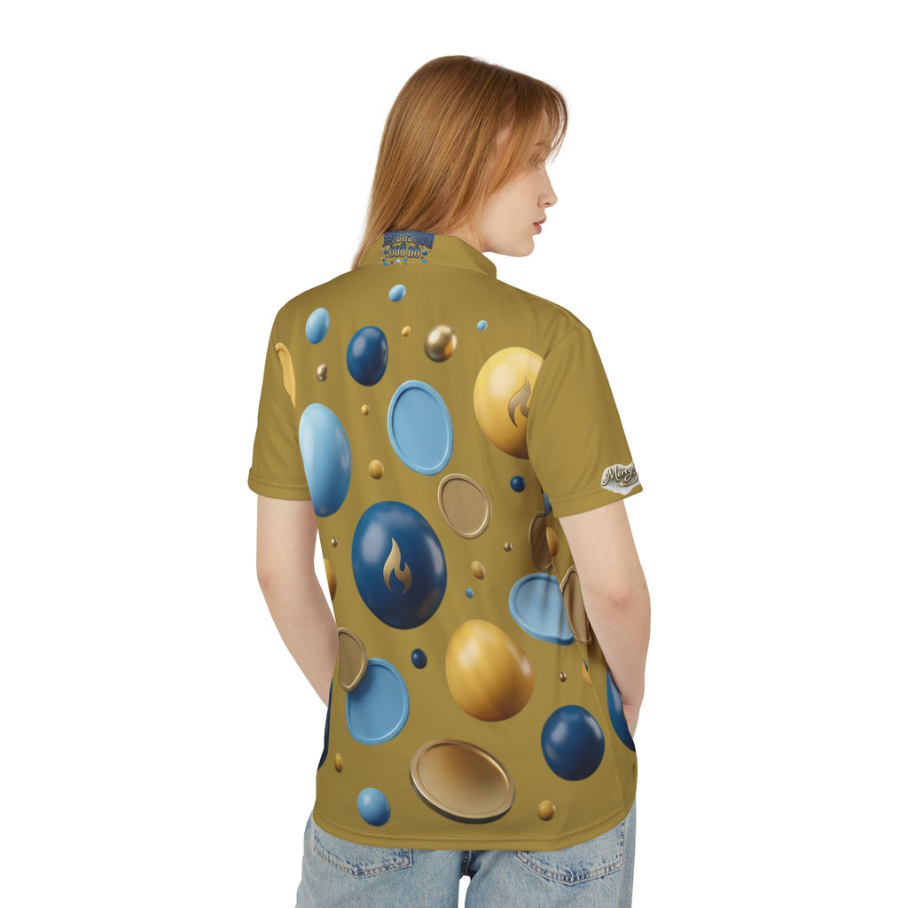 Dependent on God Polo Shirt — All-Over Print