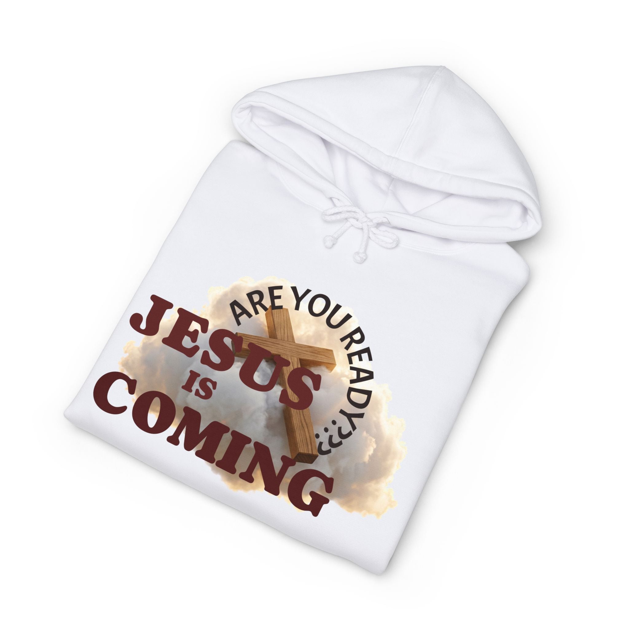 Christian Hoodie — "Are You Ready?" Jesus Is Coming Faith Pullover