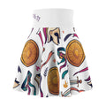 Warrior Spirit Skater Skirt — Armor & Shield Pattern (Ephesians 6:11)