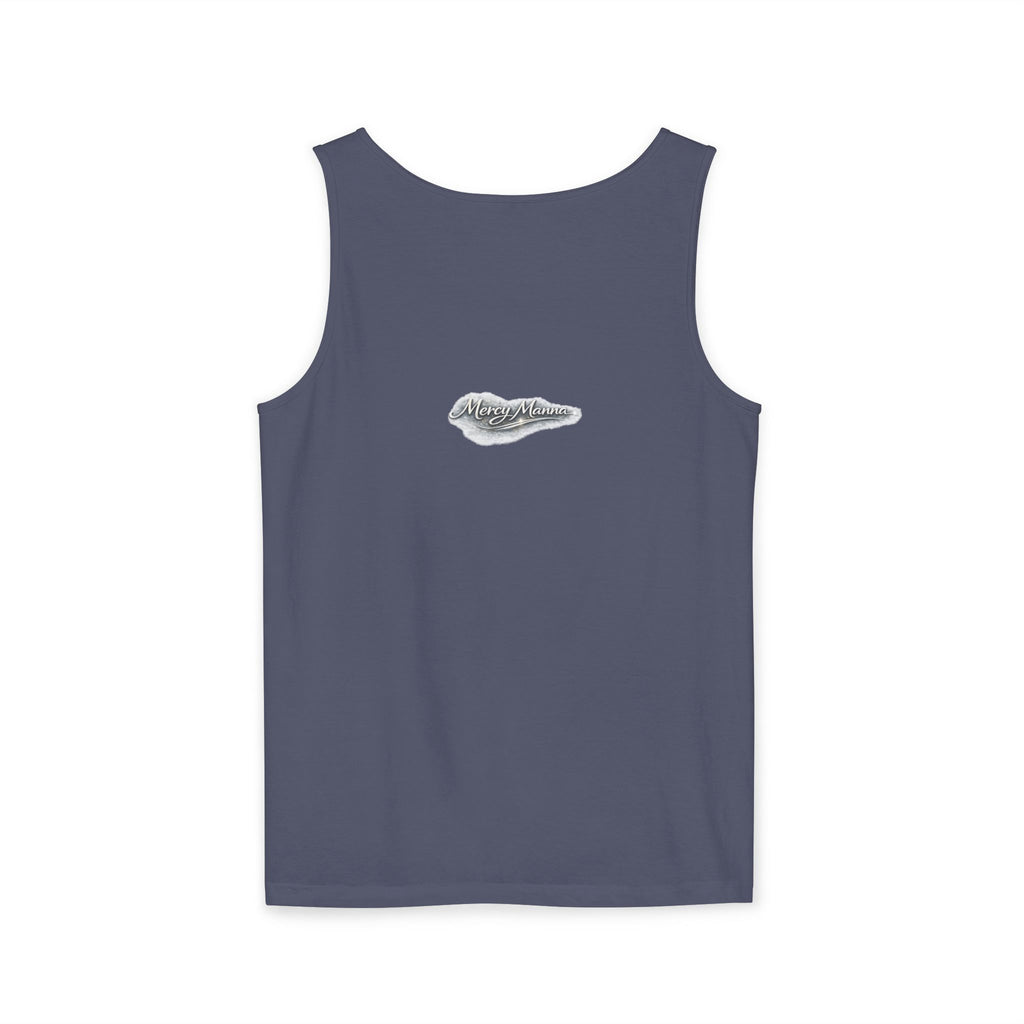 Christian Tank Top — "Graced to Be Holy" Dove Graphic Christian Tank