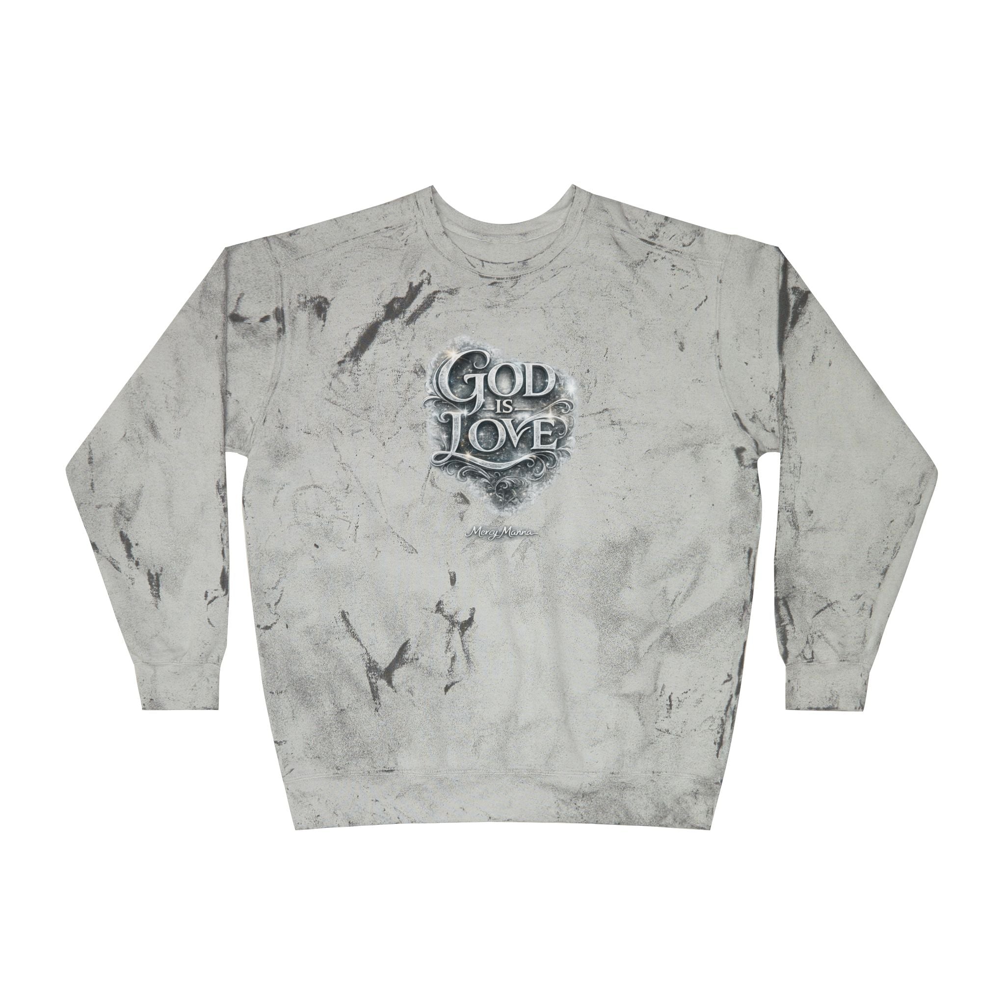 Christian Tie-Dye Sweatshirt — God Is Love Crewneck