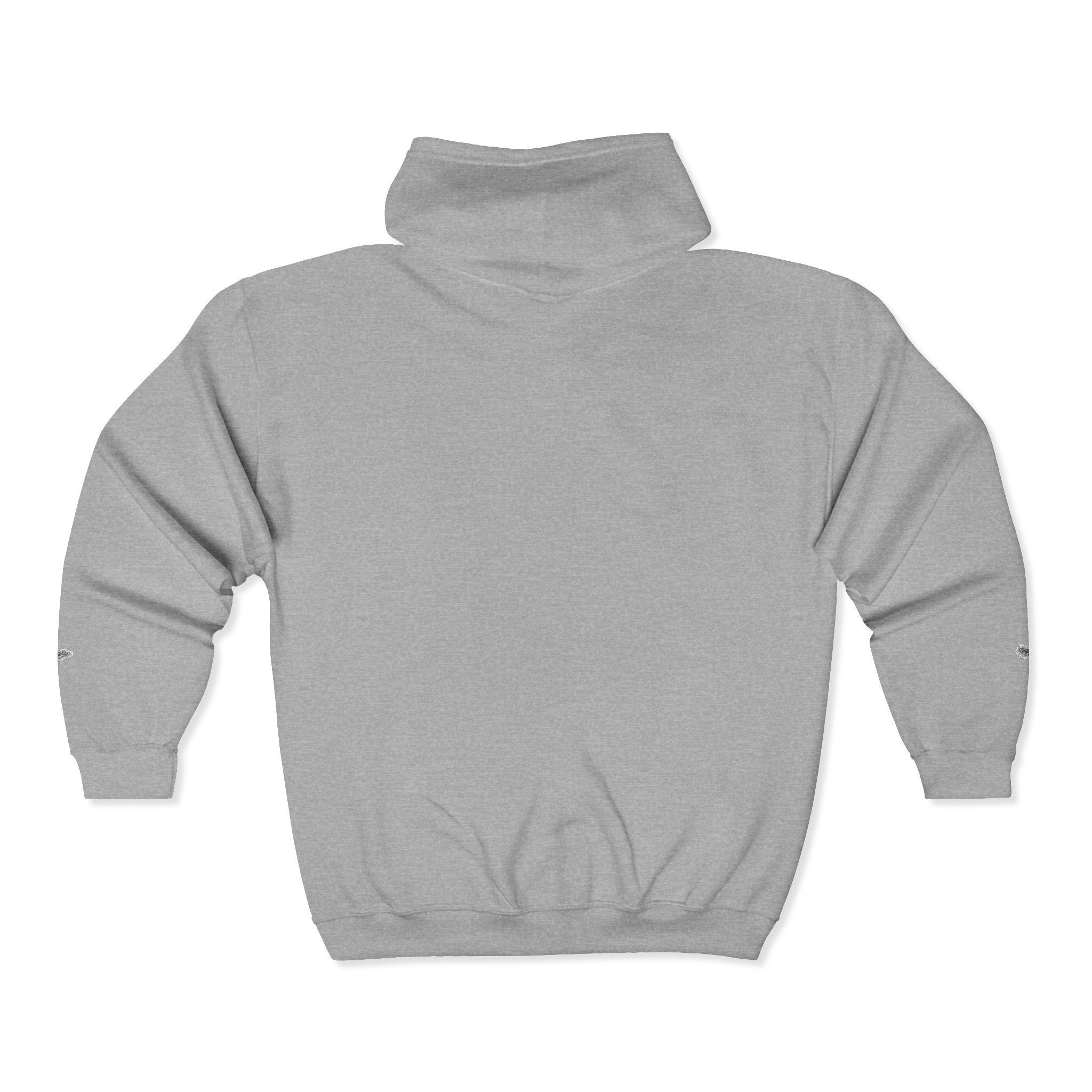 Christian Zip Hoodie — "A Guarded Heart" Abstract Faith Streetwear Jacket