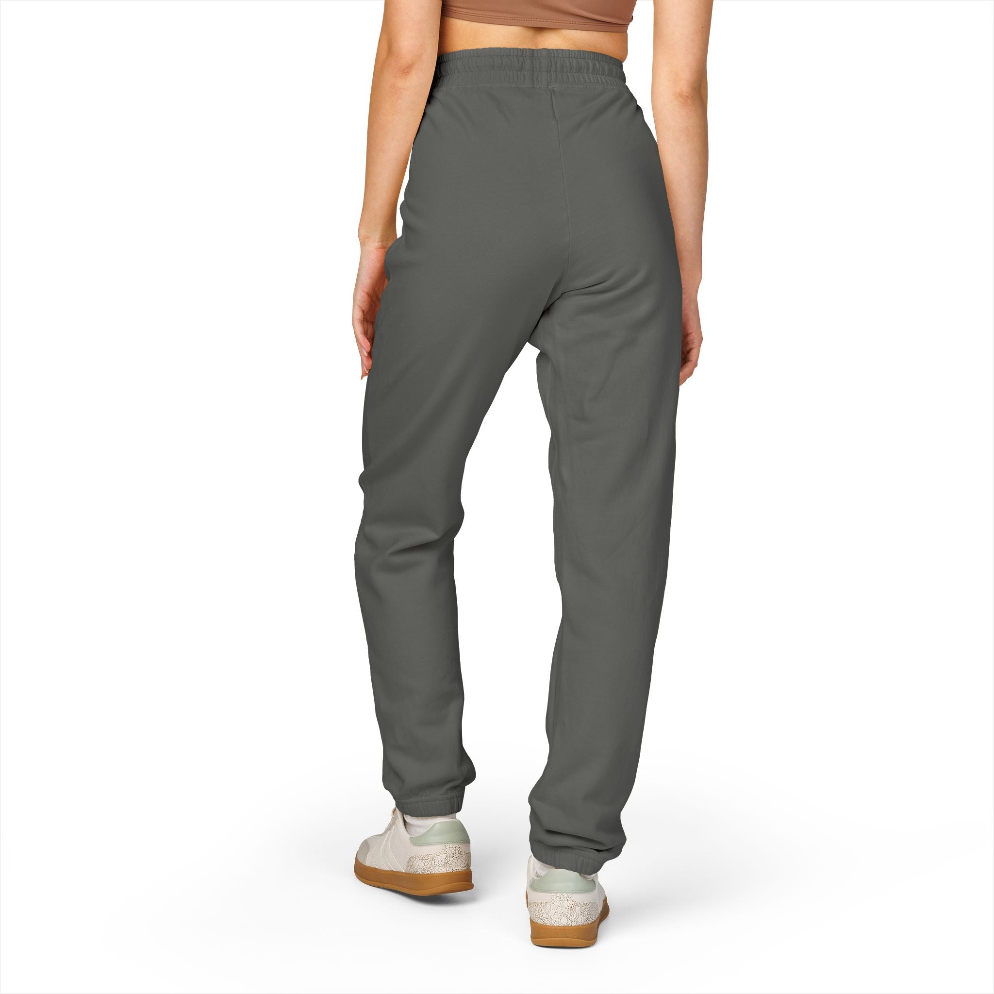 Cozy Candle Logo Sweatpants — "Let there be Light" Fleece Joggers