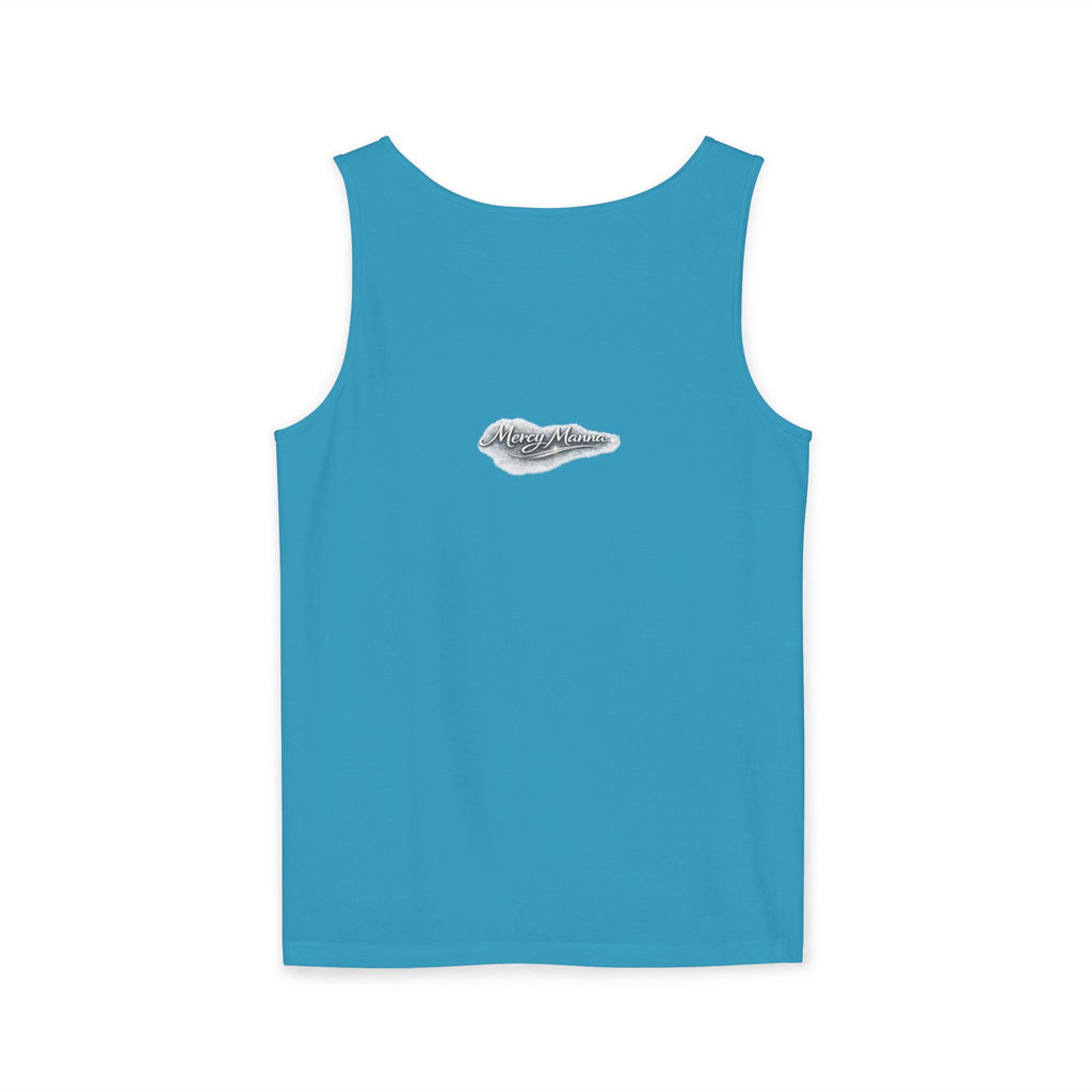 Christian Tank Top — "Graced to Be Holy" Dove Graphic Christian Tank