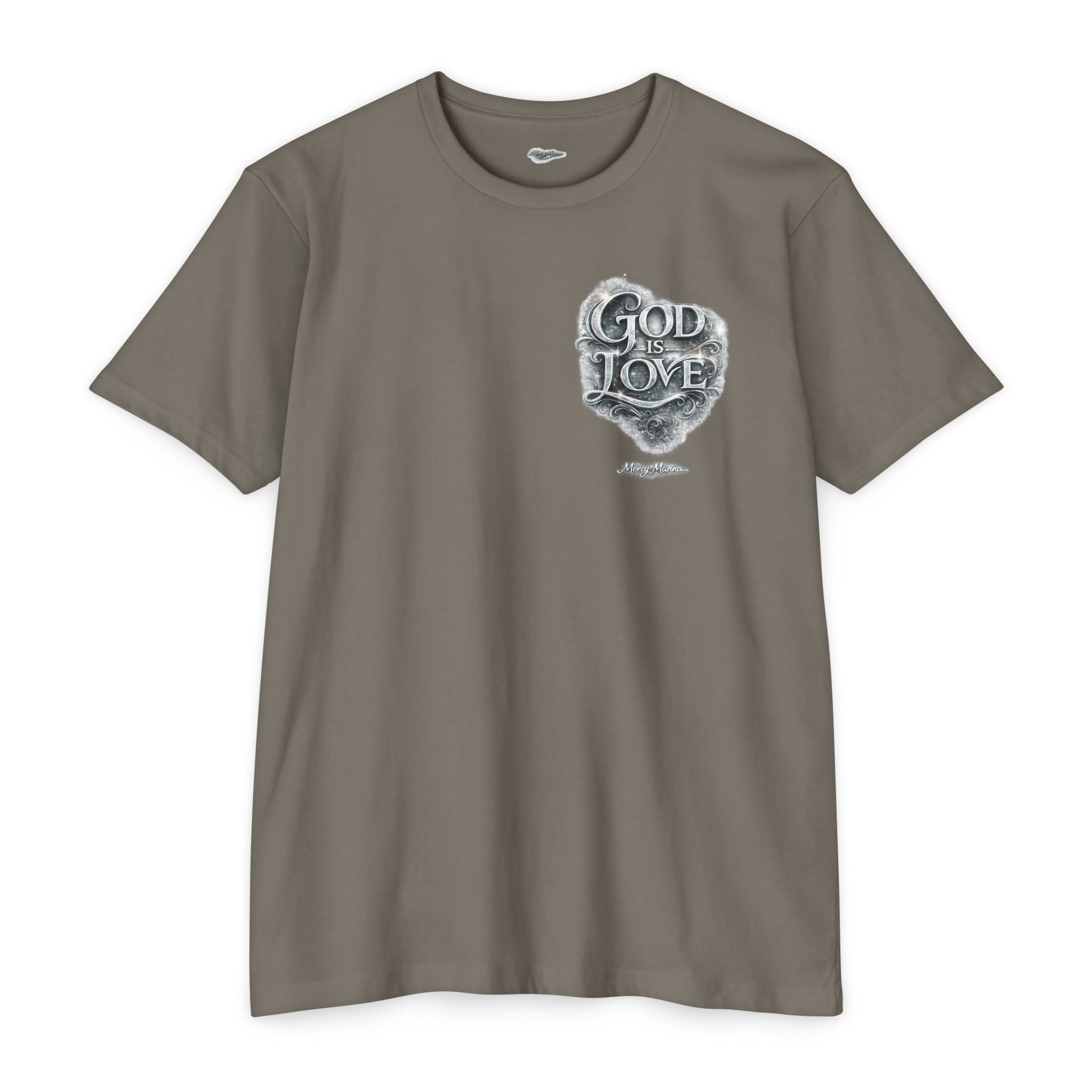 Christian Faith T-Shirt — "God Is Love" Chest-Print Graphic Tee