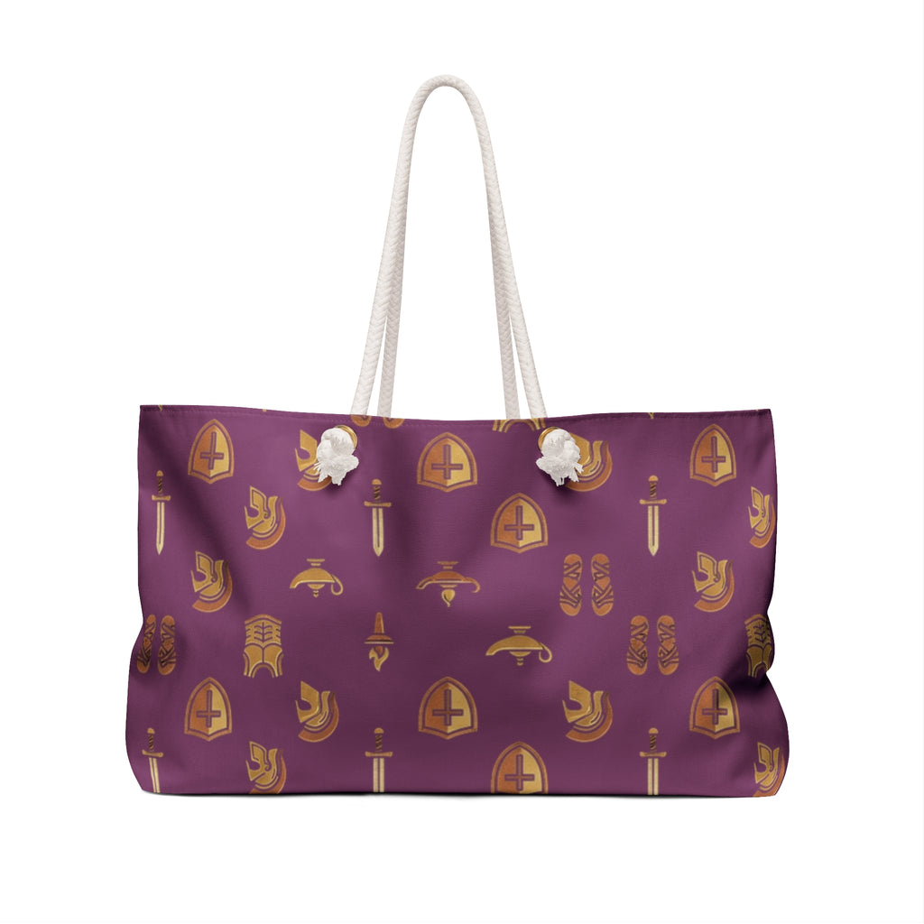 Ephesians 6:11 Weekender Bag — "Clothe in Full Armor" Christian Travel Tote