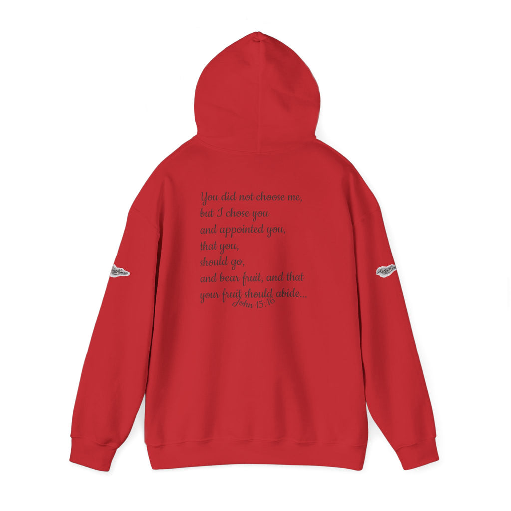 Christian Hoodie — "Chosen & Set Apart" Olive Leaf Faith Sweatshirt