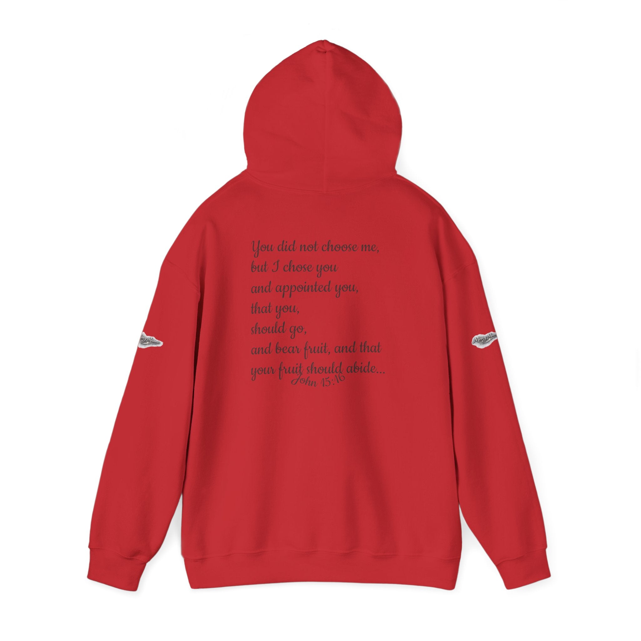 Christian Hoodie — "Chosen & Set Apart" Olive Leaf Faith Sweatshirt