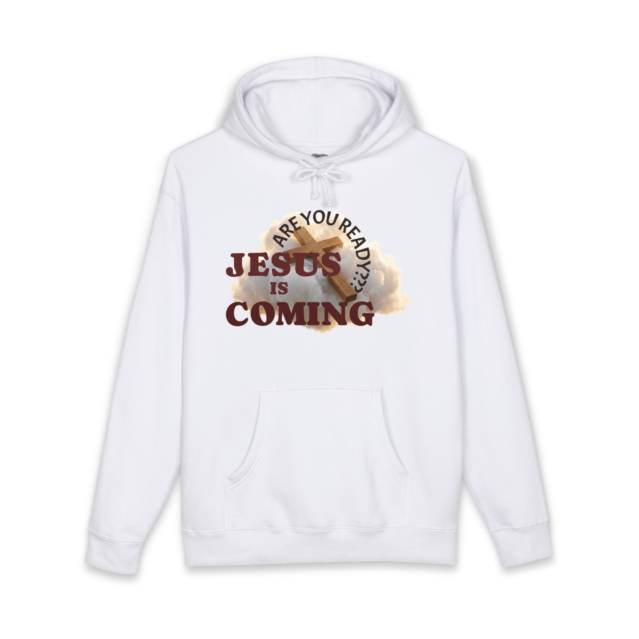 Christian Hoodie — "Are You Ready?" Jesus Is Coming Faith Pullover