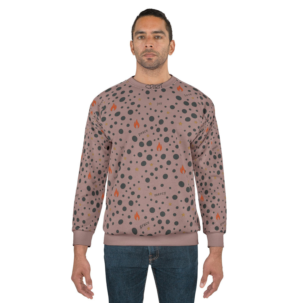 Polka Dot Cozy Spirit Sweatshirt –fruit of the Spirit