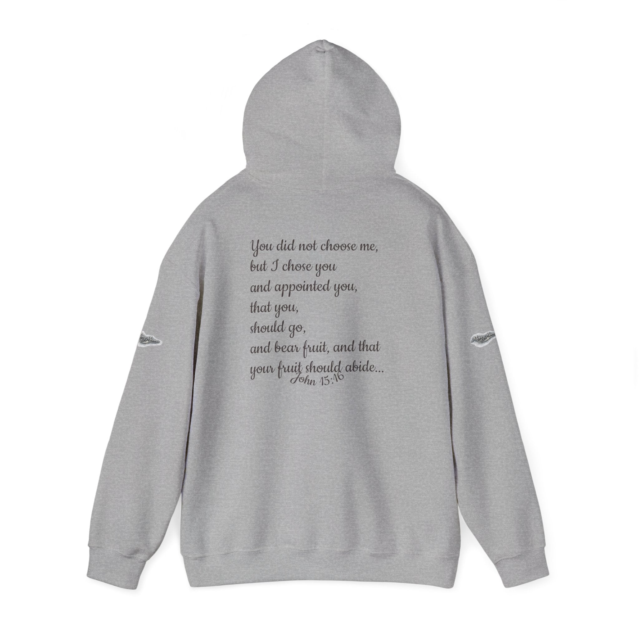 Christian Hoodie — "Chosen & Set Apart" Olive Leaf Faith Sweatshirt